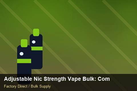 Adjustable Nic Strength Vape Bulk — Adjustable Nic Strength Vape Bulk: Compliance Standards — HS Code Notes photo 1