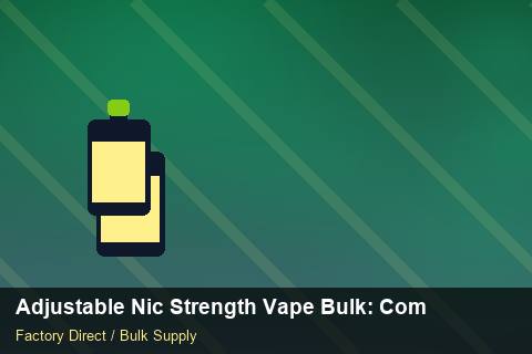 Adjustable Nic Strength Vape Bulk — Adjustable Nic Strength Vape Bulk: Compliance Standards — HS Code Notes photo 2