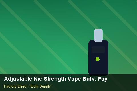 Adjustable Nic Strength Vape Bulk — Adjustable Nic Strength Vape Bulk: Payment Terms — HS Code Notes photo 2