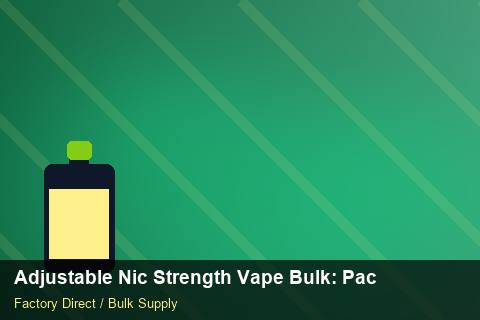 Adjustable Nic Strength Vape Bulk — Adjustable Nic Strength Vape Bulk: Packaging Standards — HS Code Notes photo 1