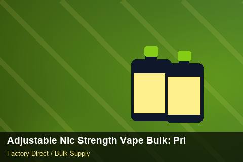 Adjustable Nic Strength Vape Bulk — Adjustable Nic Strength Vape Bulk: Private Label Options — HS Code Notes photo 2