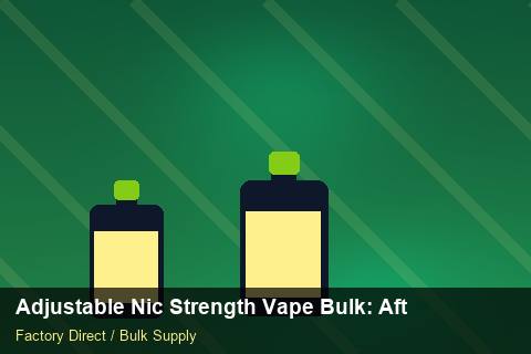 Adjustable Nic Strength Vape Bulk — Adjustable Nic Strength Vape Bulk: After-Sales Support — HS Code Notes photo 2