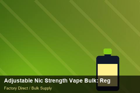 Adjustable Nic Strength Vape Bulk — Adjustable Nic Strength Vape Bulk: Regulatory Update — HS Code Notes photo 1