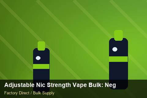 Adjustable Nic Strength Vape Bulk — Adjustable Nic Strength Vape Bulk: Negotiation Tips — HS Code Notes photo 1