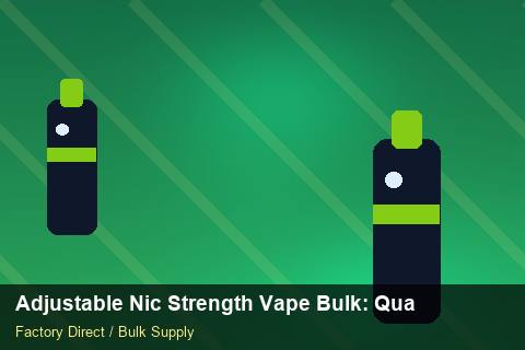 Adjustable Nic Strength Vape Bulk — Adjustable Nic Strength Vape Bulk: Quality Control Process — HS Code Notes photo 1