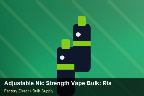 Adjustable Nic Strength Vape Bulk — Adjustable Nic Strength Vape Bulk: Risk Management — HS Code Notes photo 1