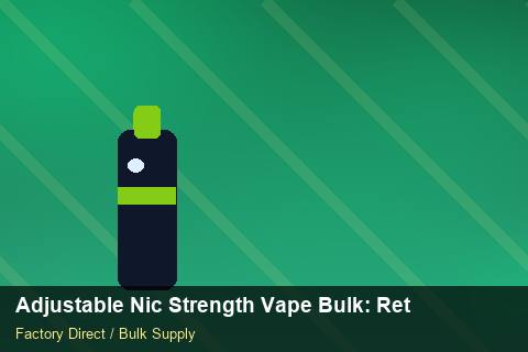 Adjustable Nic Strength Vape Bulk — Adjustable Nic Strength Vape Bulk: Returns & Warranty — HS Code Notes photo 1