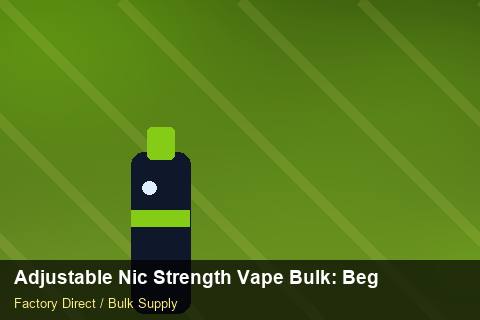 Adjustable Nic Strength Vape Bulk — Adjustable Nic Strength Vape Bulk: Beginner's Guide — HS Code Notes photo 1