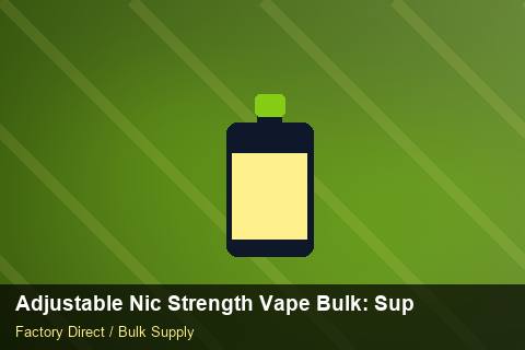 Adjustable Nic Strength Vape Bulk — Adjustable Nic Strength Vape Bulk: Supplier Vetting — HS Code Notes photo 2