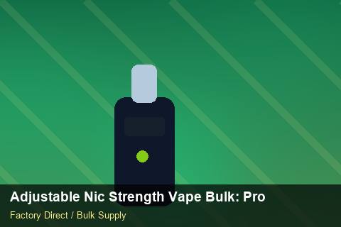 Adjustable Nic Strength Vape Bulk — Adjustable Nic Strength Vape Bulk: Product Launch Playbook — HS Code Notes photo 1