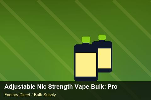 Adjustable Nic Strength Vape Bulk — Adjustable Nic Strength Vape Bulk: Procurement Strategy — Origin Rules photo 1