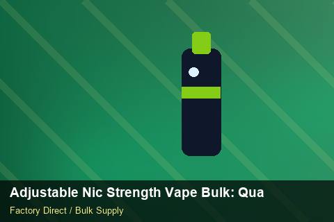 Adjustable Nic Strength Vape Bulk — Adjustable Nic Strength Vape Bulk: Quality Control Process — Origin Rules photo 1