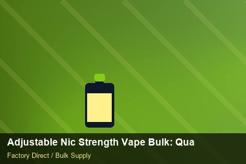 Adjustable Nic Strength Vape Bulk — Adjustable Nic Strength Vape Bulk: Quality Control Process — Origin Rules photo 2