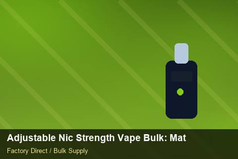 Adjustable Nic Strength Vape Bulk — Adjustable Nic Strength Vape Bulk: Material & Ingredients — Origin Rules photo 2