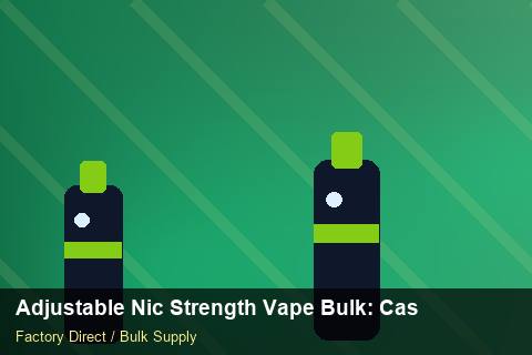 Adjustable Nic Strength Vape Bulk — Adjustable Nic Strength Vape Bulk: Case Studies — Origin Rules photo 1