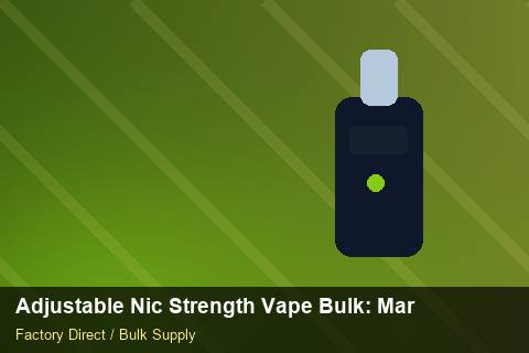 Adjustable Nic Strength Vape Bulk — Adjustable Nic Strength Vape Bulk: Margin Calculator — Origin Rules photo 2