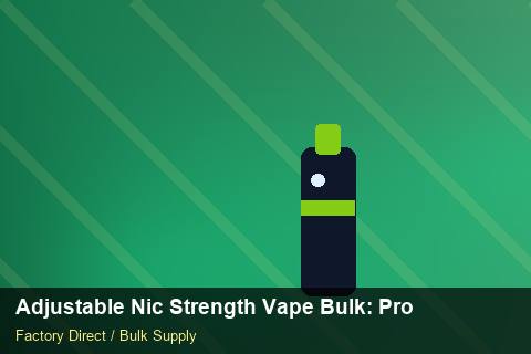 Adjustable Nic Strength Vape Bulk — Adjustable Nic Strength Vape Bulk: Procurement Strategy — Free Trade Zones photo 2