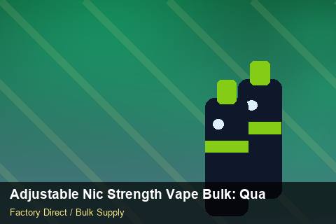 Adjustable Nic Strength Vape Bulk — Adjustable Nic Strength Vape Bulk: Quality Control Process — Free Trade Zones photo 1