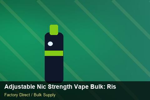 Adjustable Nic Strength Vape Bulk — Adjustable Nic Strength Vape Bulk: Risk Management — Free Trade Zones photo 1