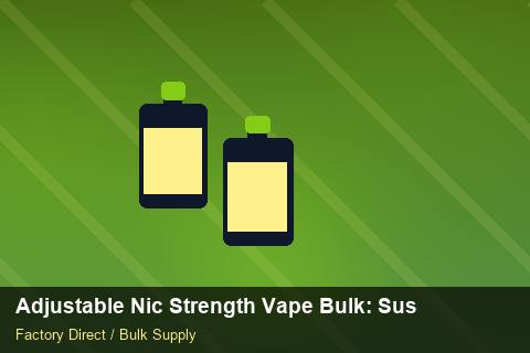 Adjustable Nic Strength Vape Bulk — Adjustable Nic Strength Vape Bulk: Sustainability — Free Trade Zones photo 1