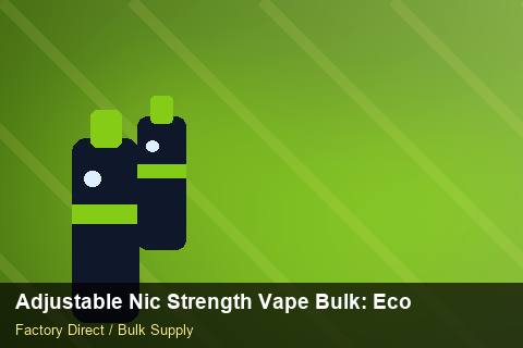 Adjustable Nic Strength Vape Bulk — Adjustable Nic Strength Vape Bulk: Eco-Friendly Materials — Free Trade Zones photo 2