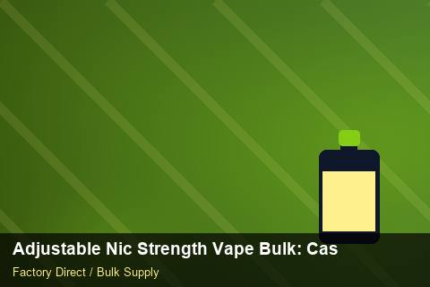 Adjustable Nic Strength Vape Bulk — Adjustable Nic Strength Vape Bulk: Case Studies — Free Trade Zones photo 2