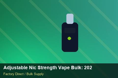 Adjustable Nic Strength Vape Bulk — Adjustable Nic Strength Vape Bulk: 2026 Buyer's Handbook — Bonded Warehouse photo 2