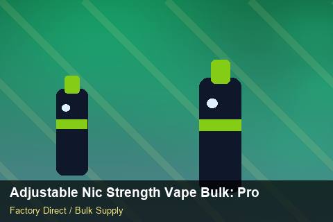 Adjustable Nic Strength Vape Bulk — Adjustable Nic Strength Vape Bulk: Procurement Strategy — Bonded Warehouse photo 2