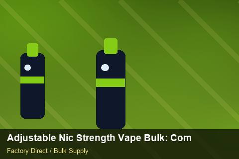 Adjustable Nic Strength Vape Bulk — Adjustable Nic Strength Vape Bulk: Compliance Standards — Bonded Warehouse photo 1
