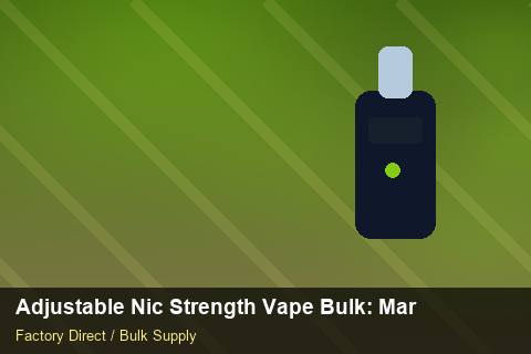 Adjustable Nic Strength Vape Bulk — Adjustable Nic Strength Vape Bulk: Market Trends 2026 — Bonded Warehouse photo 2