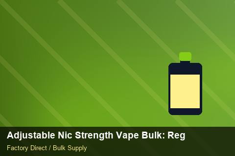 Adjustable Nic Strength Vape Bulk — Adjustable Nic Strength Vape Bulk: Regulatory Update — Bonded Warehouse photo 1