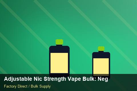 Adjustable Nic Strength Vape Bulk — Adjustable Nic Strength Vape Bulk: Negotiation Tips — Bonded Warehouse photo 2