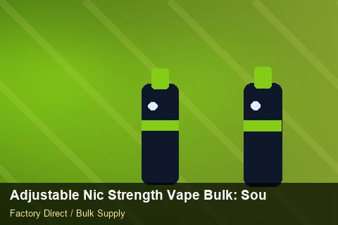 Adjustable Nic Strength Vape Bulk — Adjustable Nic Strength Vape Bulk: Sourcing Workflow — Bonded Warehouse photo 1
