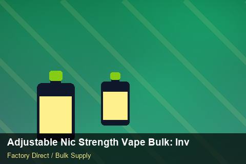 Adjustable Nic Strength Vape Bulk — Adjustable Nic Strength Vape Bulk: Inventory Management — Bonded Warehouse photo 2