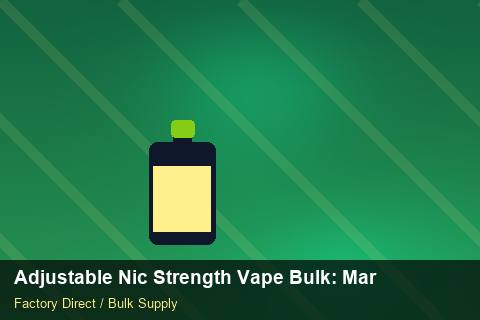 Adjustable Nic Strength Vape Bulk — Adjustable Nic Strength Vape Bulk: Margin Calculator — Bonded Warehouse photo 1