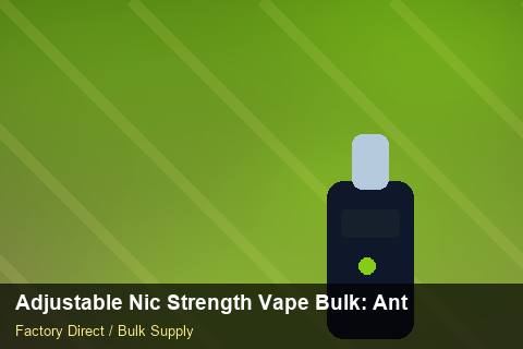 Adjustable Nic Strength Vape Bulk — Adjustable Nic Strength Vape Bulk: Anti-Counterfeit Measures — Bonded Warehouse photo 1