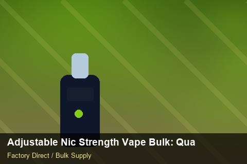 Adjustable Nic Strength Vape Bulk — Adjustable Nic Strength Vape Bulk: Quality Inspection Checklist — Last-Mile Delivery photo 1