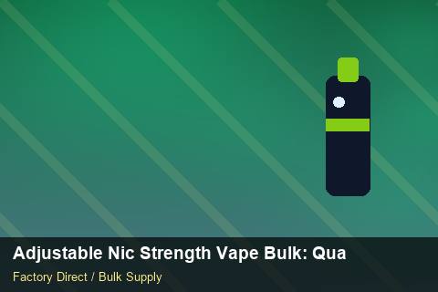 Adjustable Nic Strength Vape Bulk — Adjustable Nic Strength Vape Bulk: Quality Inspection Checklist — Last-Mile Delivery photo 2