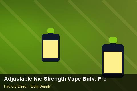 Adjustable Nic Strength Vape Bulk — Adjustable Nic Strength Vape Bulk: Procurement Strategy — Last-Mile Delivery photo 1