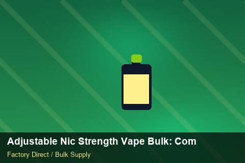 Adjustable Nic Strength Vape Bulk — Adjustable Nic Strength Vape Bulk: Compliance Standards — Last-Mile Delivery photo 2