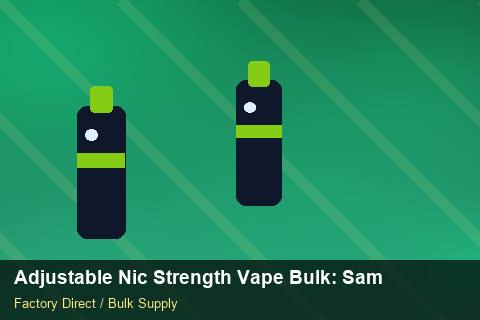 Adjustable Nic Strength Vape Bulk — Adjustable Nic Strength Vape Bulk: Sample Policy — Last-Mile Delivery photo 1