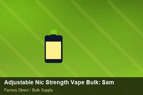 Adjustable Nic Strength Vape Bulk — Adjustable Nic Strength Vape Bulk: Sample Policy — Last-Mile Delivery photo 2