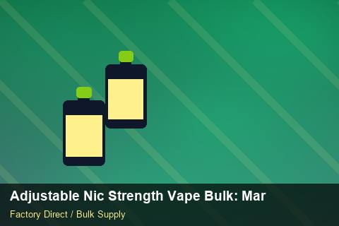 Adjustable Nic Strength Vape Bulk — Adjustable Nic Strength Vape Bulk: Market Trends 2026 — Last-Mile Delivery photo 1