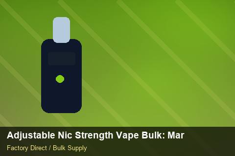 Adjustable Nic Strength Vape Bulk — Adjustable Nic Strength Vape Bulk: Market Trends 2026 — Last-Mile Delivery photo 2