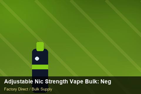 Adjustable Nic Strength Vape Bulk — Adjustable Nic Strength Vape Bulk: Negotiation Tips — Last-Mile Delivery photo 1