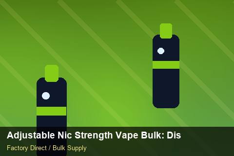 Adjustable Nic Strength Vape Bulk — Adjustable Nic Strength Vape Bulk: Distribution Channels — Last-Mile Delivery photo 2