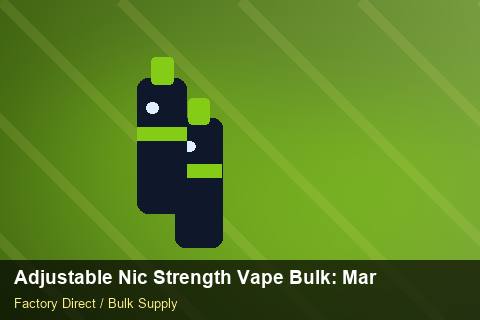 Adjustable Nic Strength Vape Bulk — Adjustable Nic Strength Vape Bulk: Market Comparison — Last-Mile Delivery photo 2