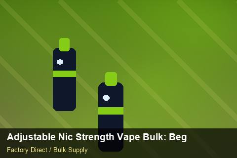 Adjustable Nic Strength Vape Bulk — Adjustable Nic Strength Vape Bulk: Beginner's Guide — Last-Mile Delivery photo 1