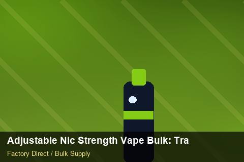 Adjustable Nic Strength Vape Bulk — Adjustable Nic Strength Vape Bulk: Trade Terms — Last-Mile Delivery photo 2