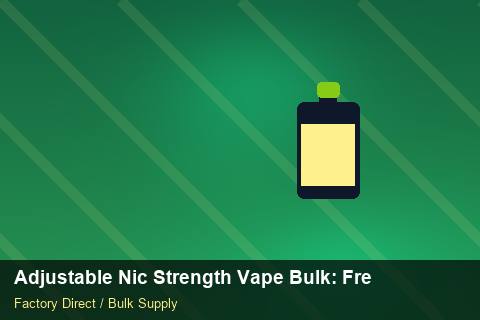 Adjustable Nic Strength Vape Bulk — Adjustable Nic Strength Vape Bulk: Freight Insurance — Last-Mile Delivery photo 1